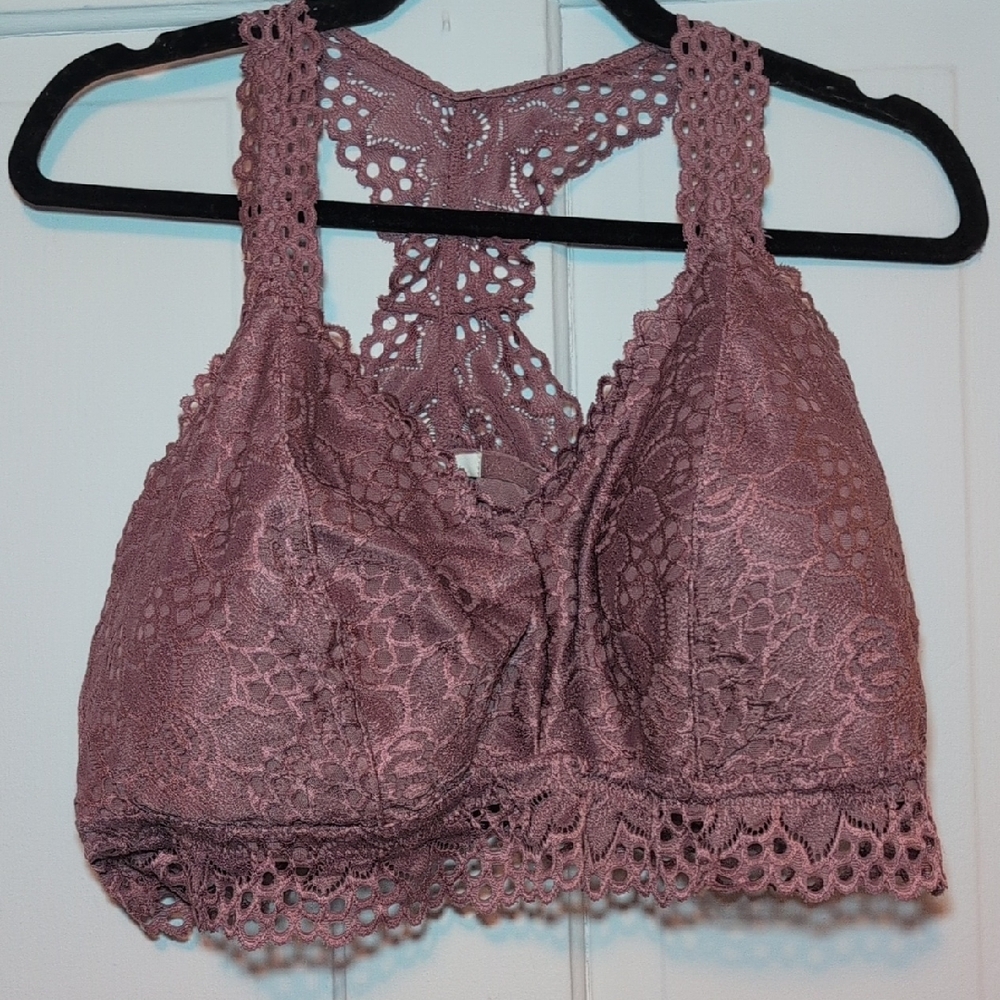 Maurices Mauve Lace Bralette